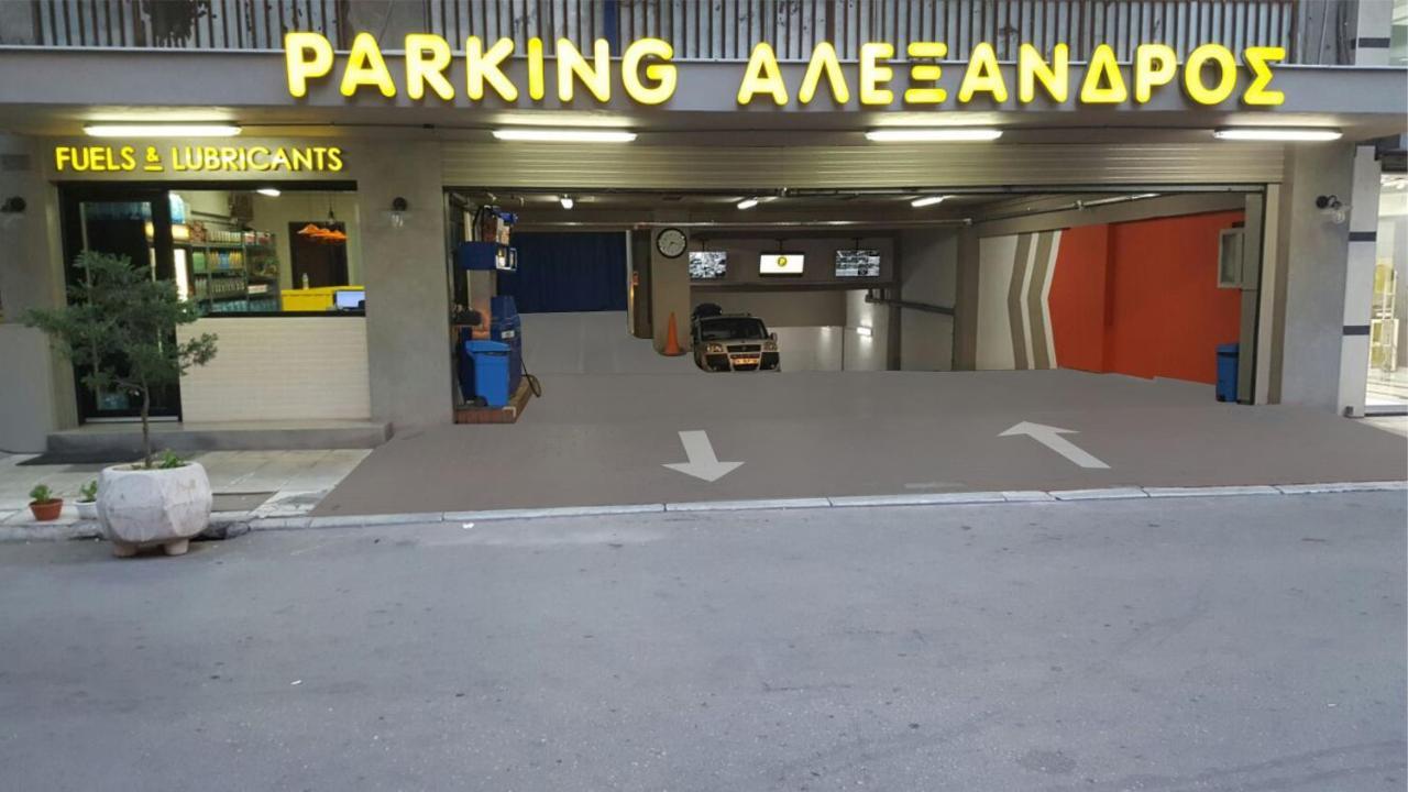 Bella Suite City Center, Parking Tessalónica Exterior foto